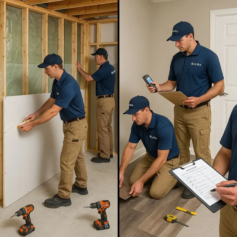Repairs and Reconstruction process in North Bergen, NJ