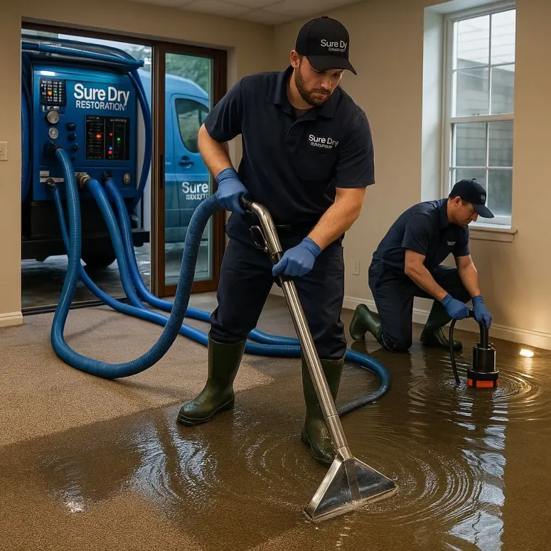 Water Extraction and Removal process in North Bergen, NJ